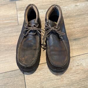 Twisted X WDMST01 Men 9.5M Brown Distressed Leather Steel Toe Work Boots